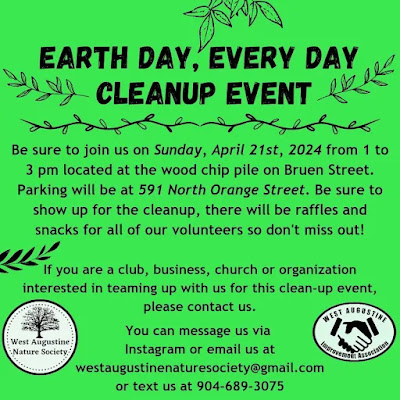 Earth Day Clean Up in St. Augustine