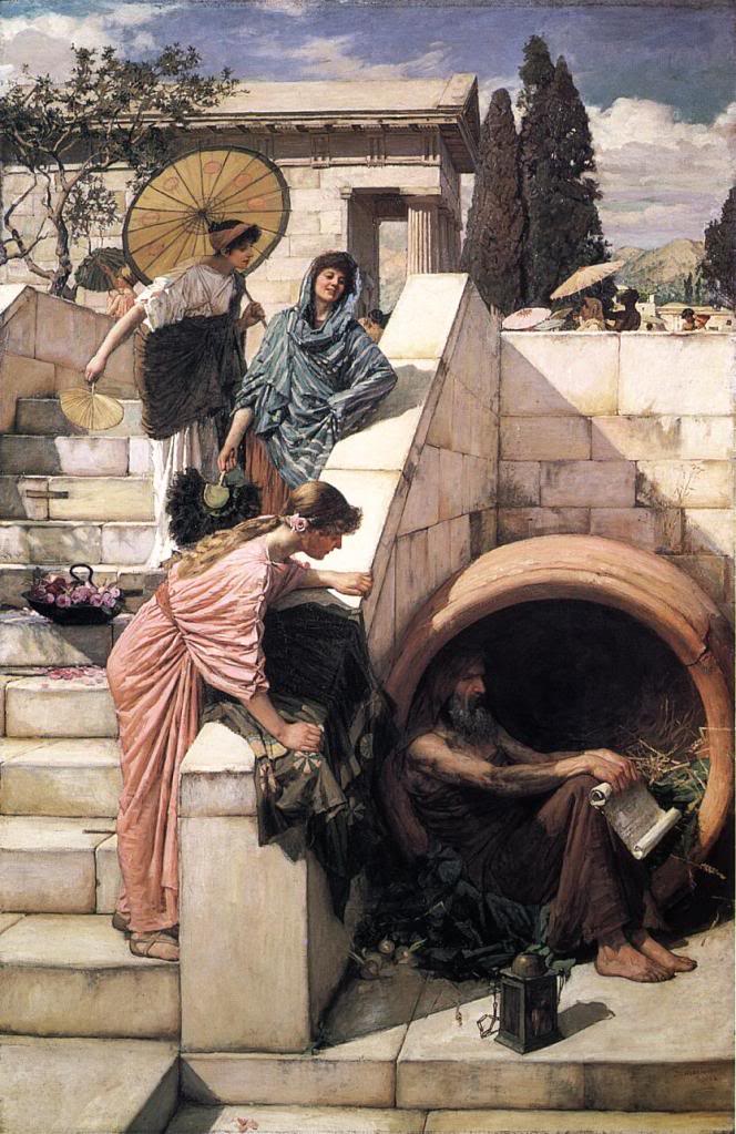 waterhouse diogenes painting