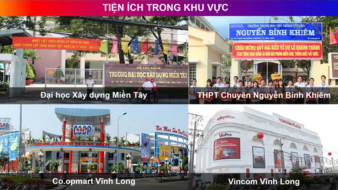 TIỆN ÍCH DỰ ÁN KDC PHƯỚC THỌ VĨNH LONG