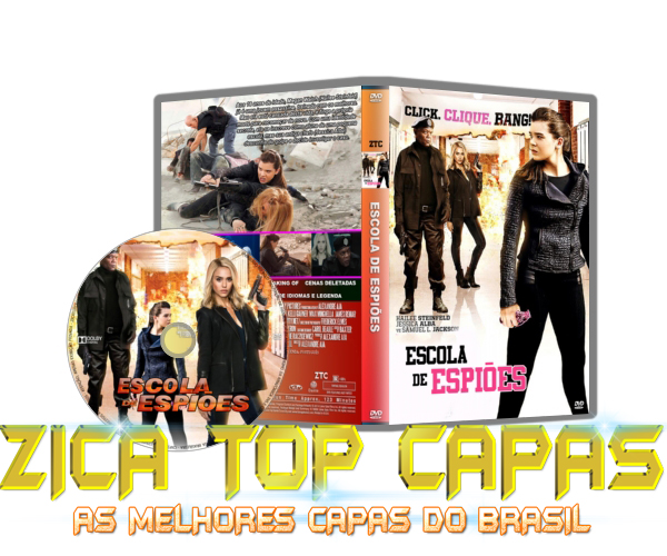 CAPA DO DVD - ESCOLA DE ESPIÕES - LABEL - 2015