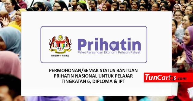 Cara mohon dan semak Bantuan Prihatin Nasional untuk 