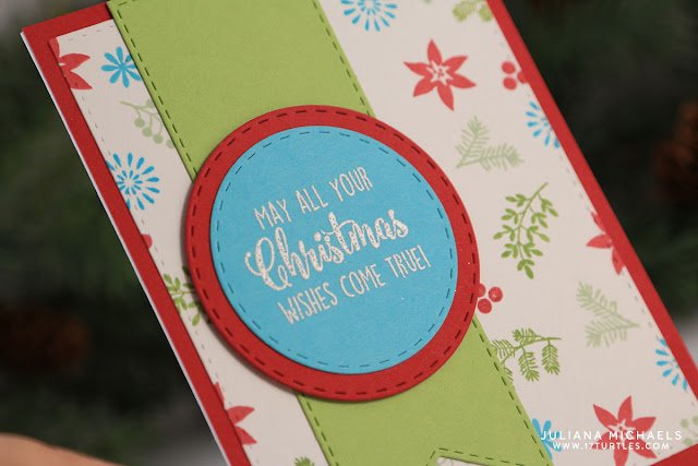 Christmas Wishes Card by Juliana Michaels featuring Gina K Designs Home for the Holidays StampTV Kit