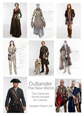 Algunas imágenes del vestuario de la cuarta temporada de Outlander en el Nuevo Mundo