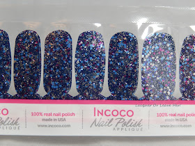 glitter holo nail wrap incoco holiday nail applique