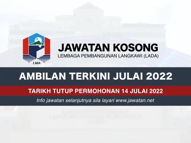 Jawatan Kosong Lembaga Pembangunan Langkawi (LADA) Julai 2022