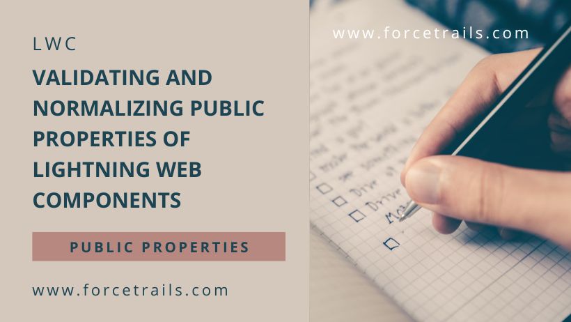 Validating and normalizing Public Properties of Lightning web components
