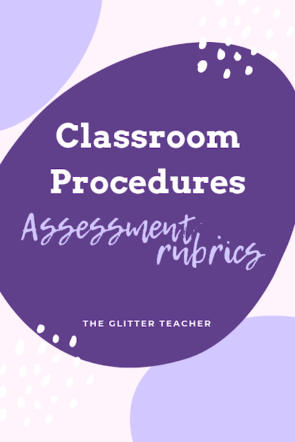 Classroom Procedures - Journal Assessment Rubrics