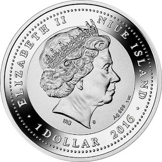 Niue 1 Dollar Silver Coin 2016 Queen Elizabeth II