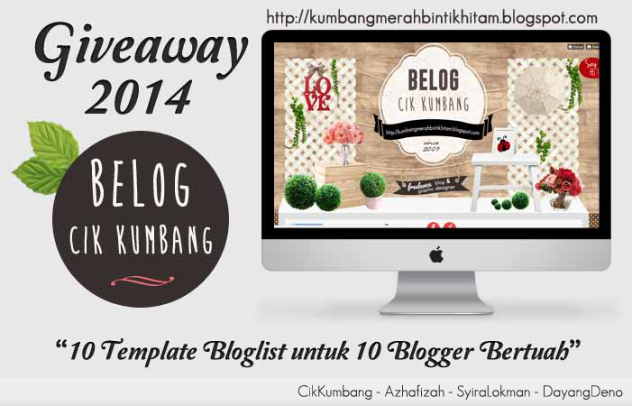 Giveaway 2014 Belog Cik Kumbang