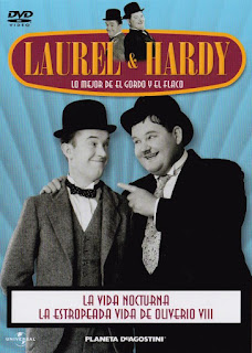 La Vida Nocturna - Stan laurel y Oliver Hardy