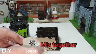 How To Make And Painting Miniature Stone Walls for Diorama or Terrain Building