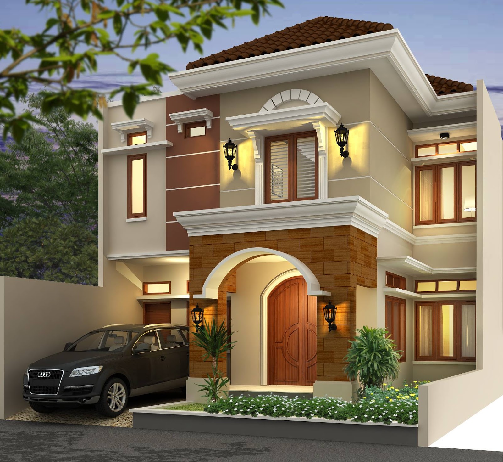 Desain Rumah Mewah Mediterania Inspirasi Desain Rumah Dan