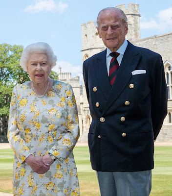 prince philip and wife queen elizabeth portrait