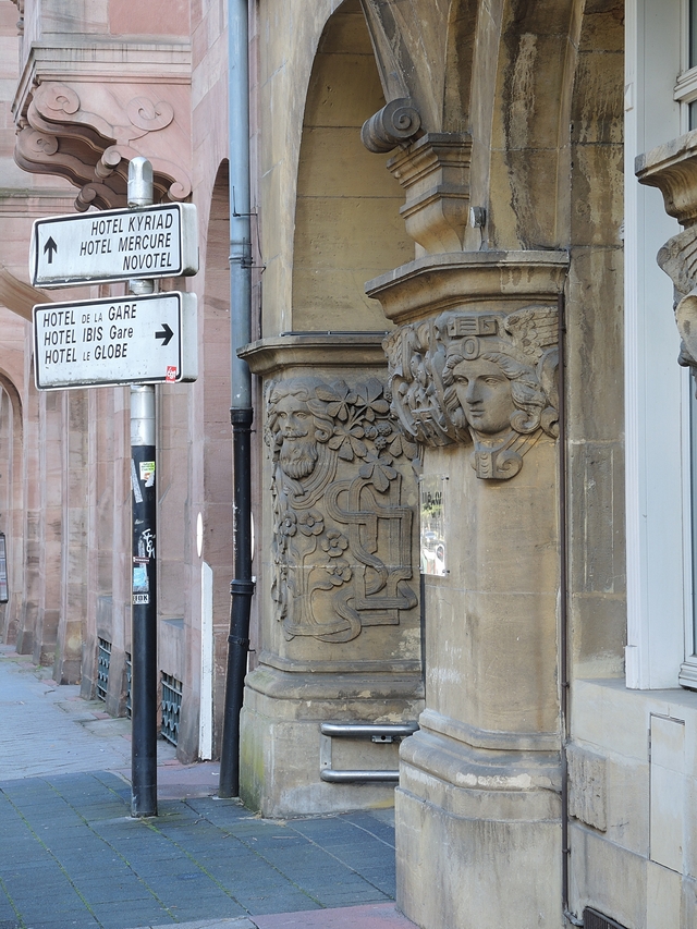 Metz: het station en Avenue Foch