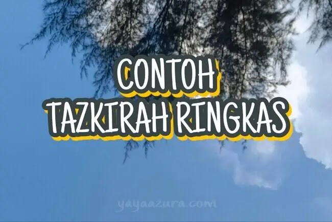 tazkirah ringkas