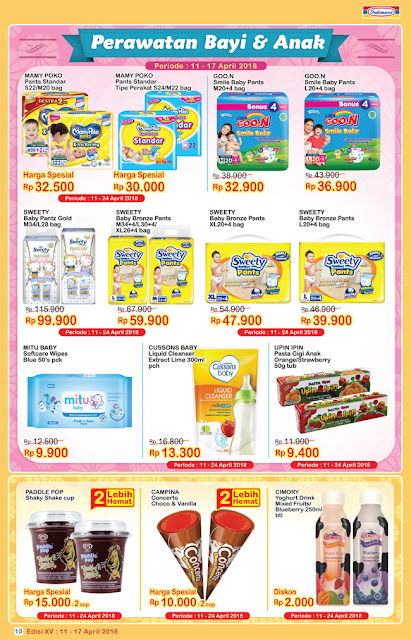 Katalog Harga Promo INDOMARET Super Hemat 11 - 17 April 2018