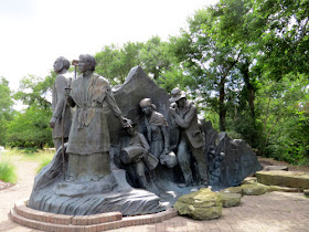Underground Railroad sculpture
