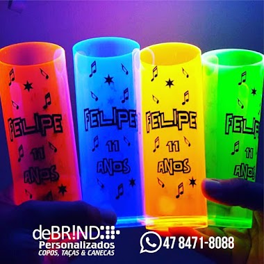 Copo long drink neon 2018 personalizado