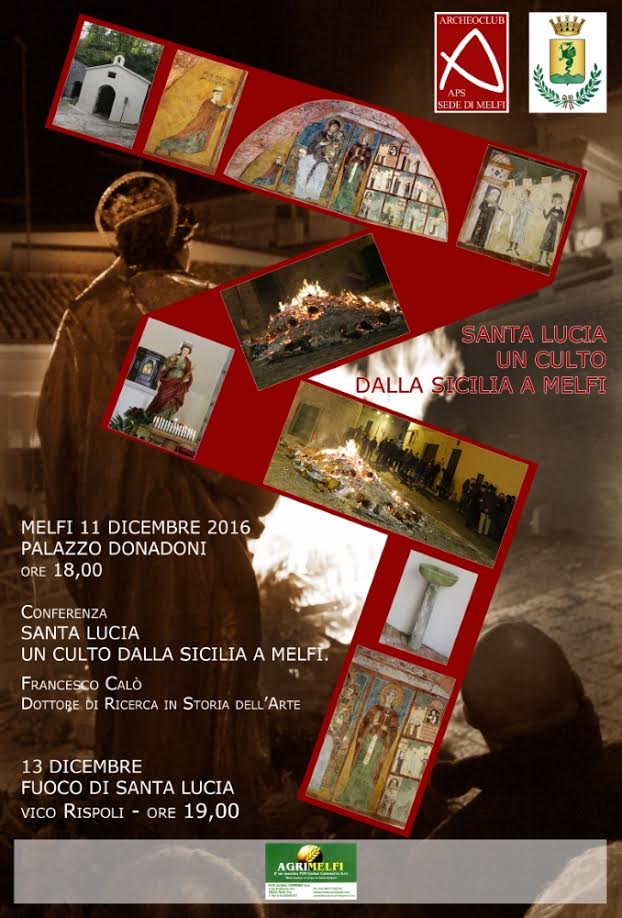 Archeoclub, l'11 dicembre 'Santa Lucia: un Culto dalla Sicilia a Melfi'