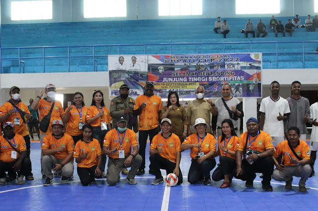 Pemkab Mimika Gelar Turnamen Futsal Bupati Cup 2022 Digelar