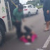 VÍDEO: mulher tem fratura exposta e grita de dor ao ser atingida por ônibus