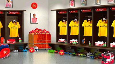 PES 2014 Arsenal Locker Room by Asun11