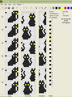 Детские вязаные жгуты из бисера схемы. Кошечки