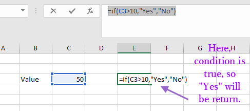 Simple If function in excel , If excel, if function in excel