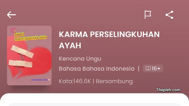 Novel Karma Perselingkuhan Ayah Full Bab