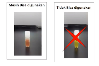 VTM alkali dan VTM asam yang tidak bisa digunakan