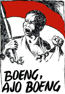 Gambar Poster propaganda Boeng, ajo, Boeng! karya Afandi, 1945