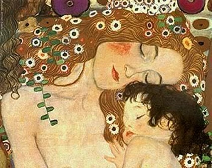 Klimt-mother-child