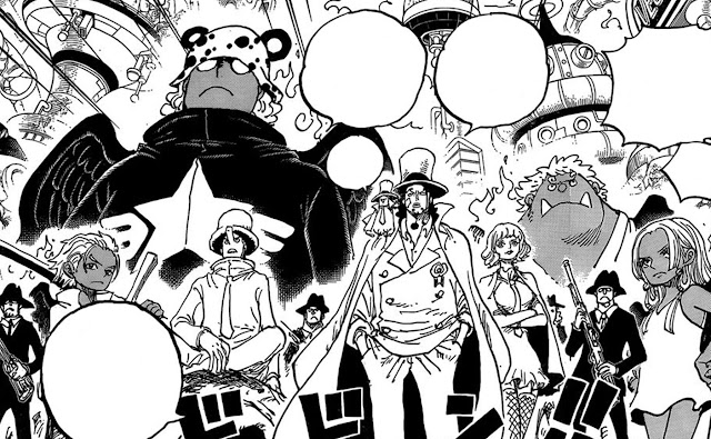 ワンピース エッグヘッド編ネタバレ 1070話 セラフィム S-スネーク S-ベア S-ホーク S-シャーク ONE PIECE Chapter 1070