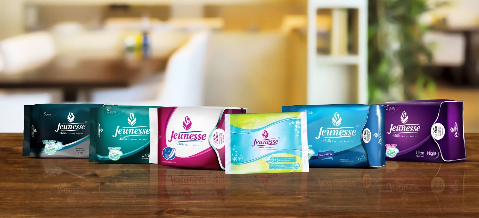  Jeunesse Anion Sanitary Pads and Liner