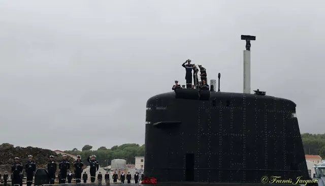 Última salida del Submarino Nuclear de Ataque Rubis