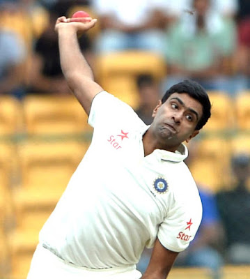 Right arm off break bowler Ravichandran Ashwin is an Indian international cricketer.Master of spin bowling