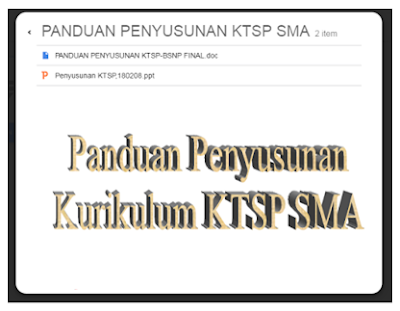 Download Panduan Untuk Penyusunan KTSP Jenjang SMA | arsip Sekolah