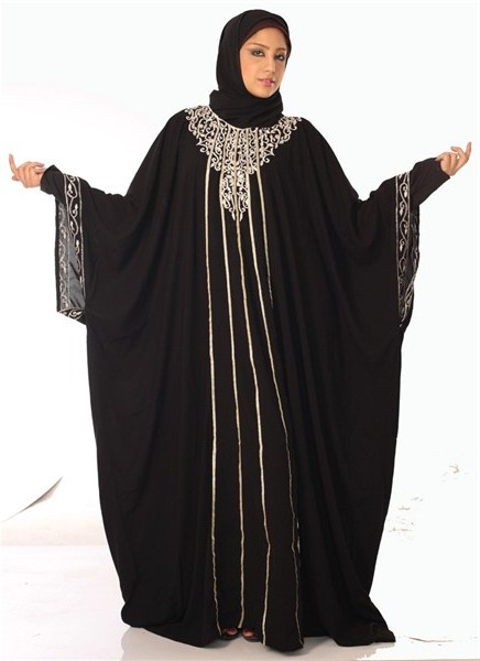  teladan animo gaya desain baju model abaya terbaru  21 Model Abaya Terbaru 2018