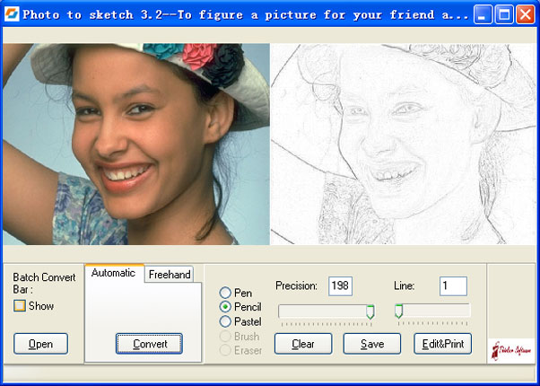 Photo To Sketch, pour transformer une photo en dessin