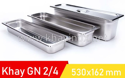 Bộ khay GN 2/4 có nắp