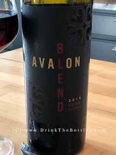 2015 Avalon Red Blend Label