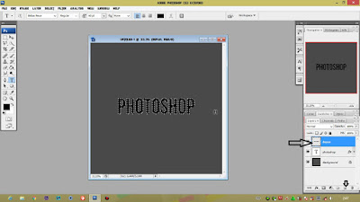 Cara membuat Teks 3D di photoshop