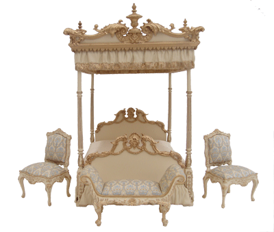 DORMITORIOS ROBERT ADAM STYLE MUEBLES CAMA ESTILO ADAMESCO via www.dormitorios.blogspot.com