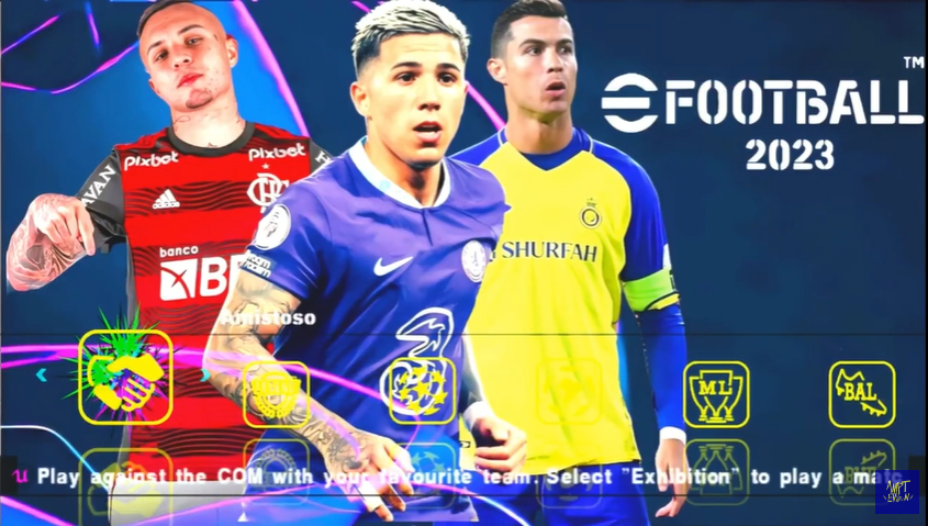 DOWNLOAD eFOOTBALL PES 2023 PPSSPP BEST GRAPHICS NEW KITS & LATEST