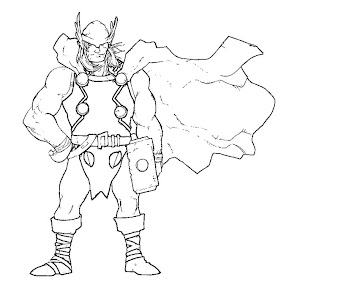 #8 Thor Coloring Page