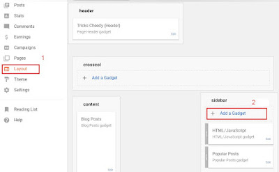 Add Adsense Ads to Blogger