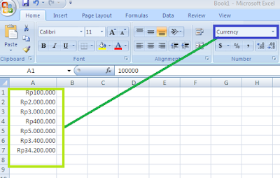 Cara Mudah Merubah Default satuan Mata Uang Accounting Dari $ Menjadi Rp Di Microsoft Excel