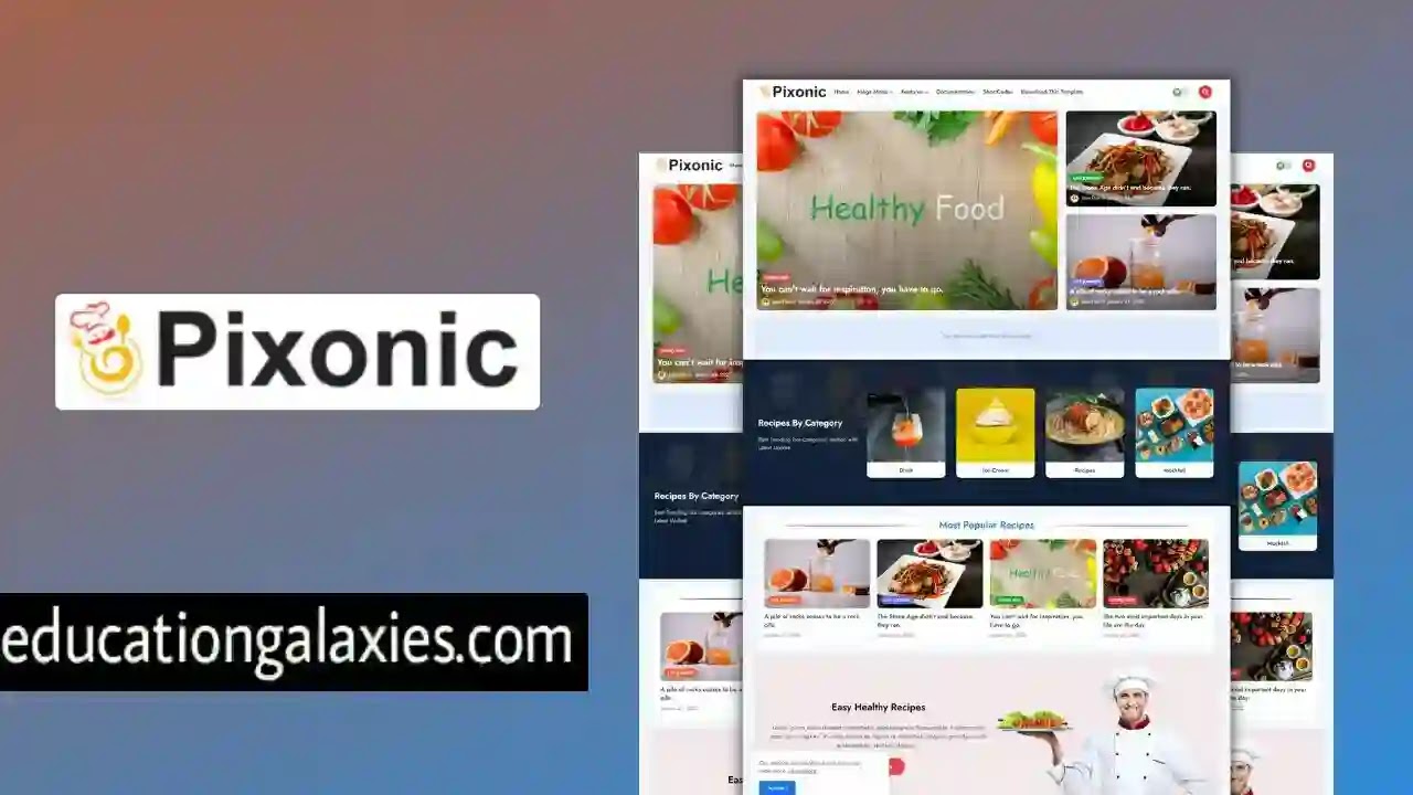 Pixonic Premium Blogger Template Free Download Now Latest
