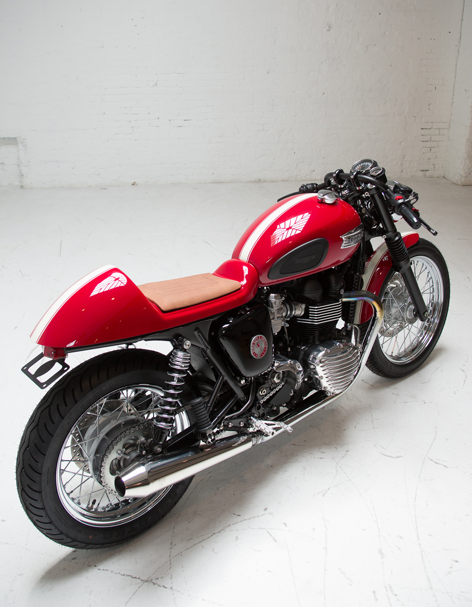 2013 Triumph  Bonneville Cafe  Racer Give Away way2speed