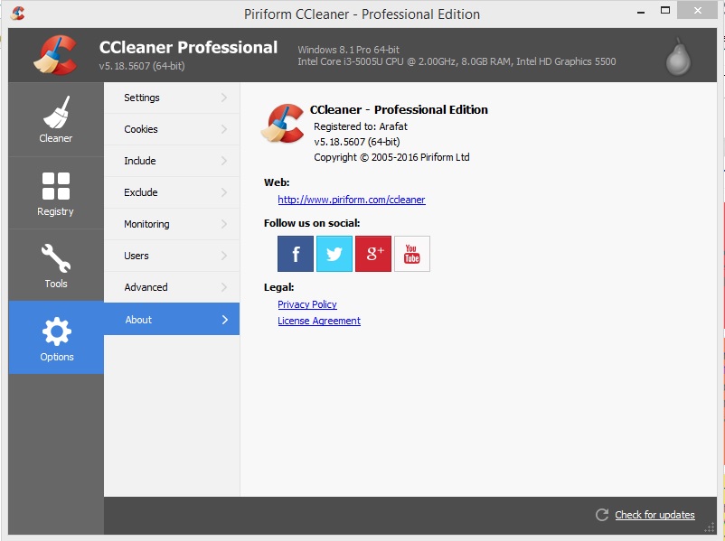 Piriform ccleaner download win xp 32 bit - Home edition ccleaner erase free space zero out download administrator